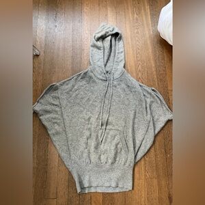 Vince Heather Gray Hooded Sweater